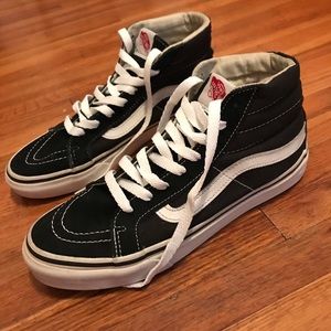 black high top vans